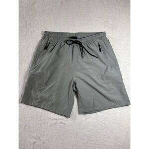 Santiny Mens Gray Size L Drawstring 4 Pockets With Zipper Walking , Performance